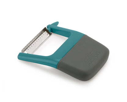 Joseph Joseph Duo Easy-Grip Straight Potato and Vegetable Kitchen Peeler, Green