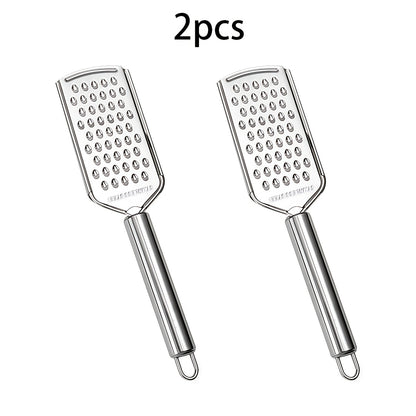 Stainless Steel Slicer, Potato Shred Slicer, Stainless Steel Multifunctional Kitchen Radish Slicer, Vegetable Slicer, Scraper, and Hand Guard, for Vegetables, Cheese, Fruits and Lemon, Suitable for Kitchens, Restaurants, Camping, Kitchen Gadgets