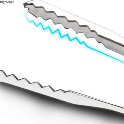 4-Pack Stainless Steel Kitchen Tongs - Non-Slip Cooking Utensil, Heat Resistant BBQ Utensils, Durable Kitchenware, Home and Kitchen Gadget