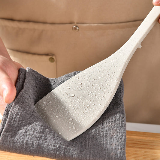Integrated Silicone Spatula, Kitchen Cooking Non-Stick Silicone Spatula, Home Cooking Spatula with Bracket, Cooking Utensils