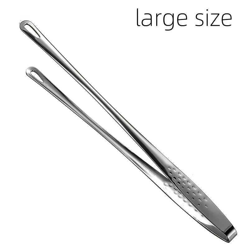 Stainless Steel Multi-Functional BBQ Tongs, Bread Clips, and Ice Cubes – Perfect for Grilling, Baking, Camping, Restaurants & Home Use. Heat-Resistant Kitchen Food Pliers Barbecue Tool – Essential for Christmas, Halloween, and Every Day of the Year