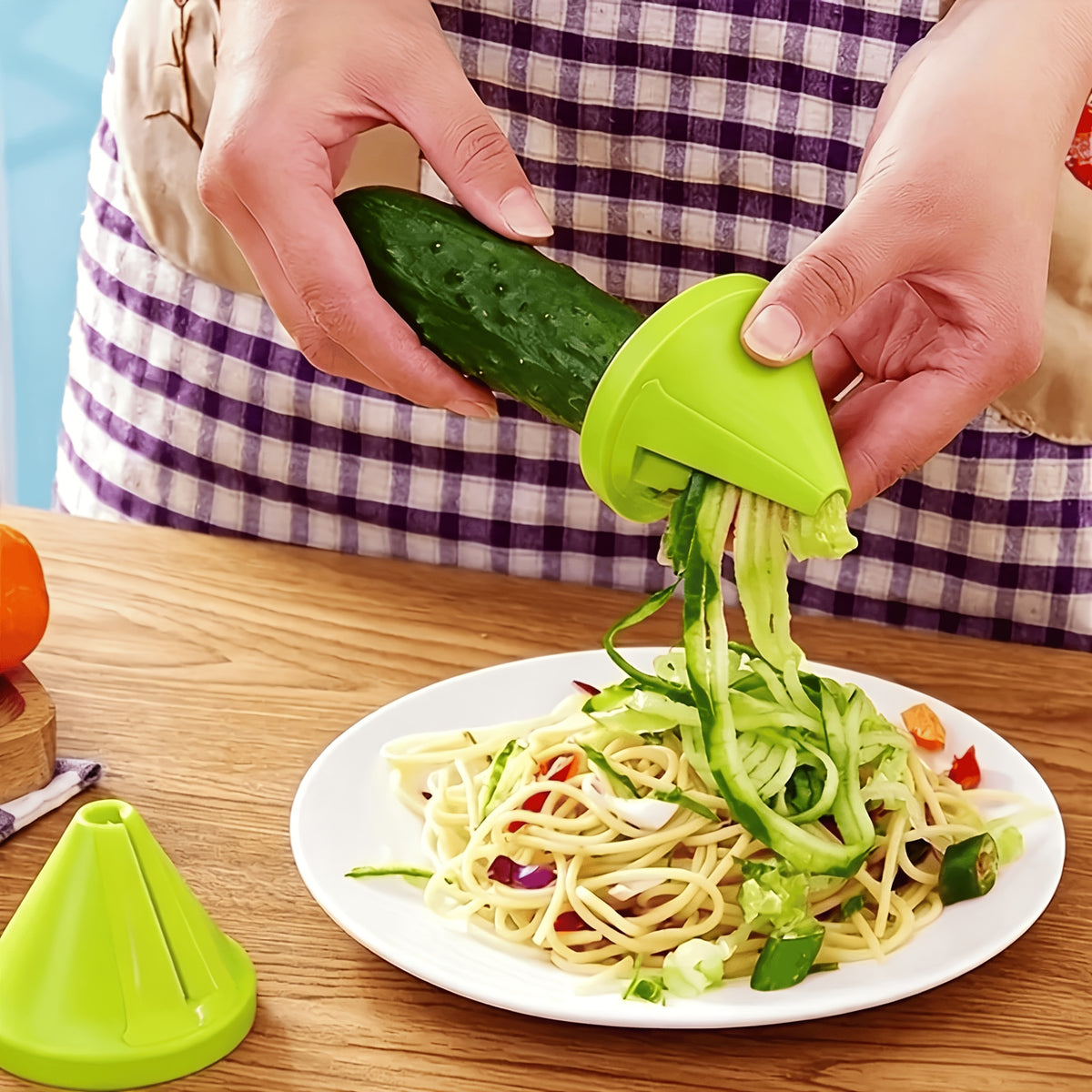 1pc Slicer Upgrades Your Kitchen with This Creative Multi-Functional Conical Vegetable Shredder, Carrot/Cucumber Grater, Fruit And Vegetable Peeler