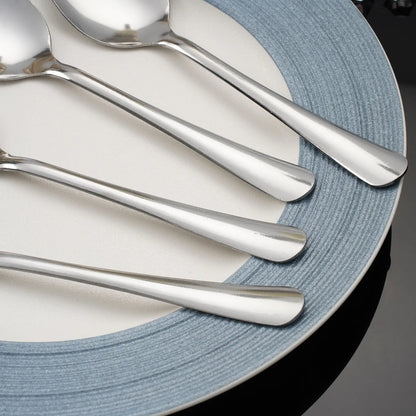 36-Piece Windsor Style Stainless Steel Tea Spoon Complete Set - Durable Tableware, Seamless Smooth Surface, Classic Sturdy Cutlery, Reusable Dishwasher Safe, 36pc for Parties, Party Banquets, Daily Use
