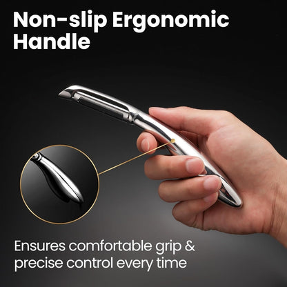 Gourmet Easy Vegetable Peeler Ultra Sharp Stainless Steel Blade (I Peeler)