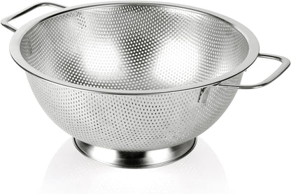 Gulex Colander Stainless Steel 3-Quart, Strainer Kitchen, Dishwasher Safe