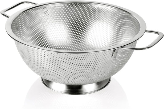 Gulex Colander Stainless Steel 3-Quart, Strainer Kitchen, Dishwasher Safe