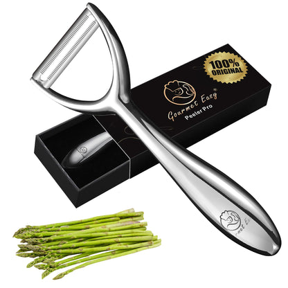Gourmet Easy Vegetable Peeler Ultra Sharp Stainless Steel Blade (I Peeler)