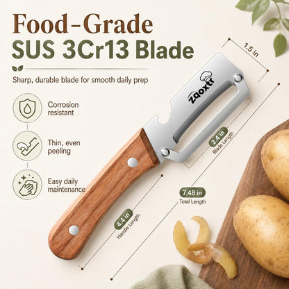 2-in-1 Multifunctional Vegetable Peeler with Bottle Opener