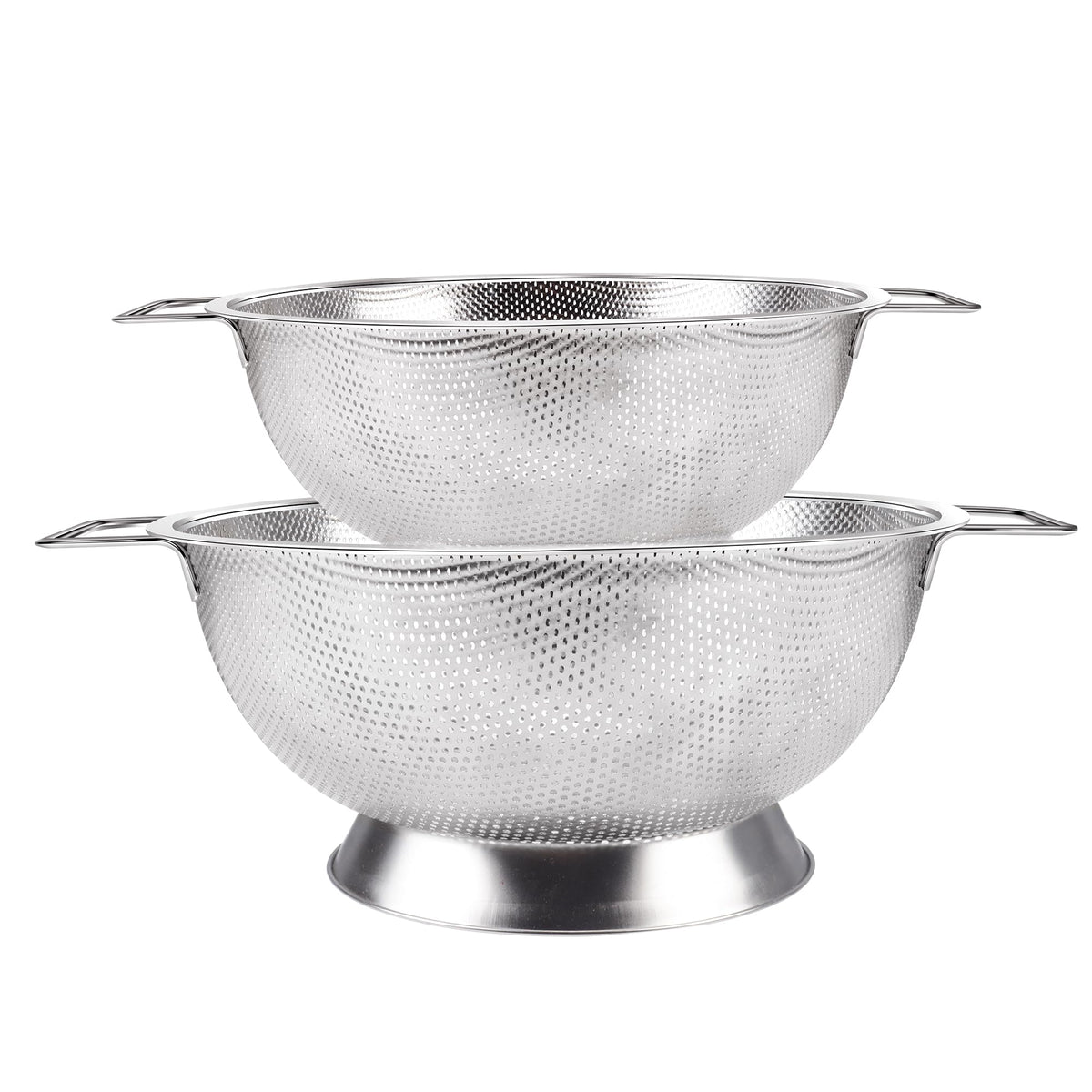 Gulex Colander Stainless Steel 3-Quart, Strainer Kitchen, Dishwasher Safe