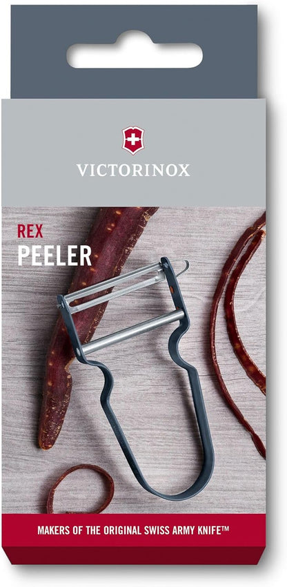 Victorinox REX Straight-Edge Blade Fruit and Vegetable Peeler, Blueberry