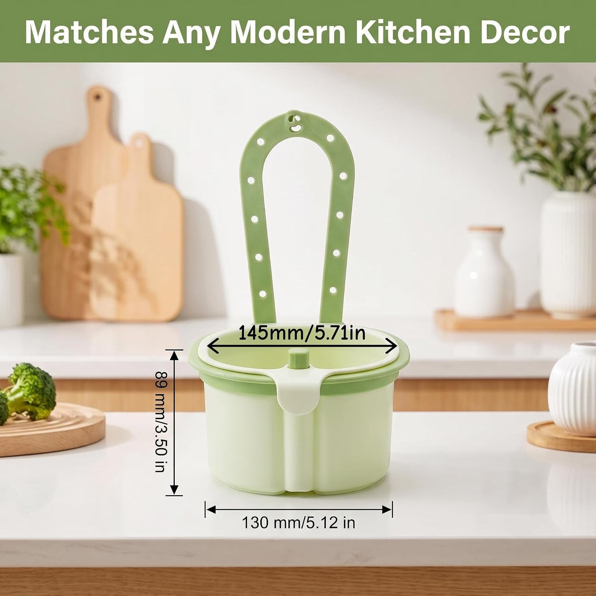 Kitchen Hanging Sink Drain Basket, Sink Drain Strainer Self Cleaning Faucet Hanging Filter Basket, Multifunctional Kitchen Sink Strainer Press Automatic Dumping Basket