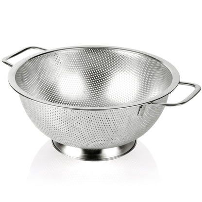 Gulex Colander Stainless Steel 3-Quart, Strainer Kitchen, Dishwasher Safe