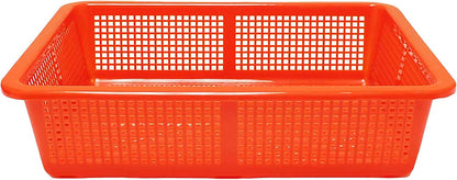 Thunder Group 14.25" x 11.25" plastic square colanders, comes in each