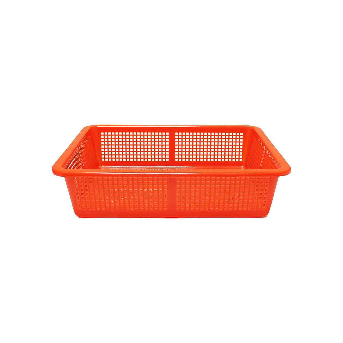 Thunder Group 14.25" x 11.25" plastic square colanders, comes in each