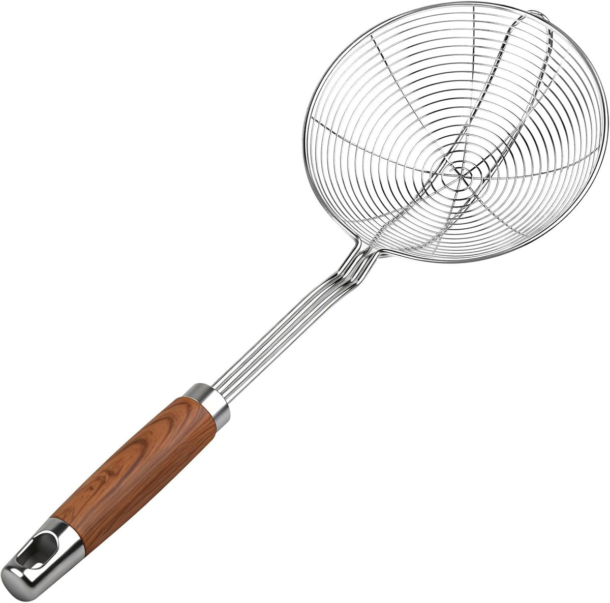 ChefBee 5.3" Stainless Steel Spider Strainer for Frying & Pasta