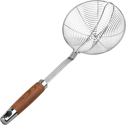 ChefBee 5.3" Stainless Steel Spider Strainer for Frying & Pasta
