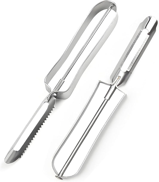 Potato Peelers for Kitchen, 2 Pcs, Just Like Mom's old steel Peeler