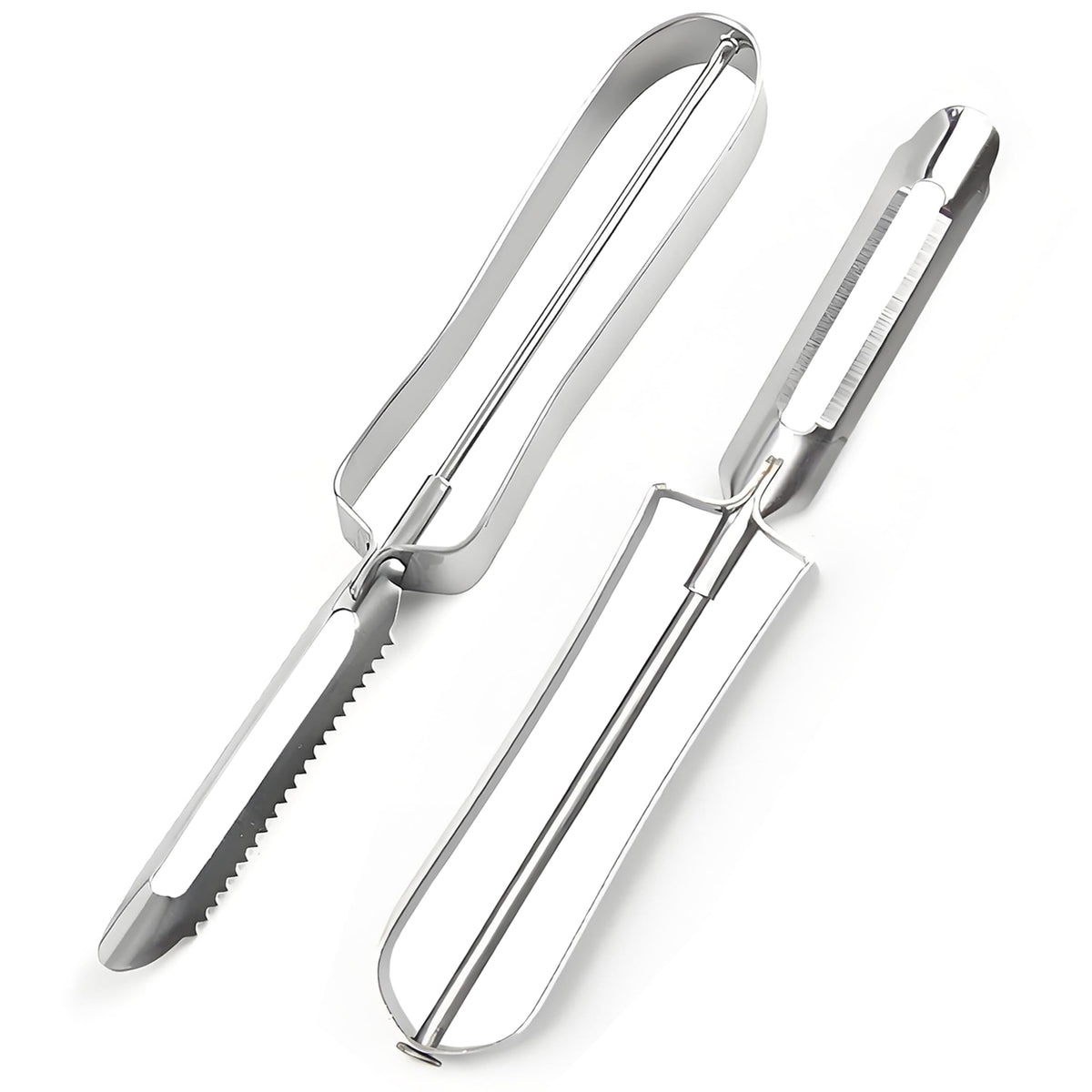 Potato Peelers for Kitchen, 2 Pcs, Just Like Mom's old steel Peeler