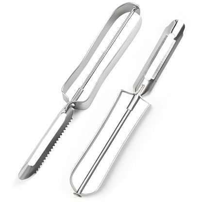 Potato Peelers for Kitchen, 2 Pcs, Just Like Mom's old steel Peeler