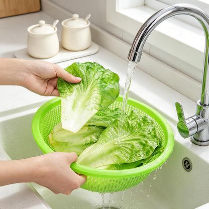 8 Pieces Plastic Wash Basket, Fruit Perforated Strainer for Kitchen