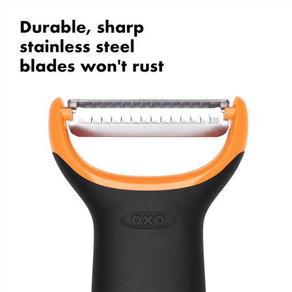 OXO Good Grips Stainless Steel Julienne Prep Vegetable Peeler