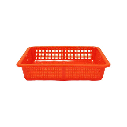 Thunder Group 14.25" x 11.25" plastic square colanders, comes in each