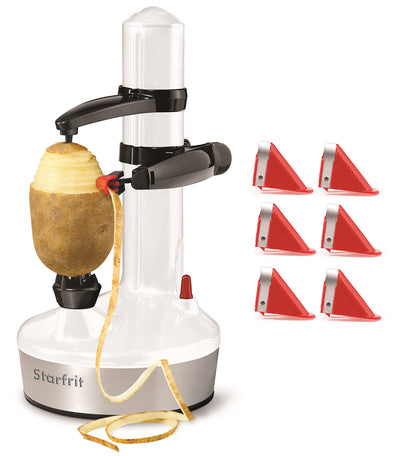 Starfrit Rotato Express 2.0 Electric Peeler, 6 Blades, Black