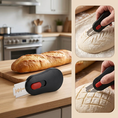 Bread Slicer Baking Baguette Knife Scoring And Slashing Tool European Bread Shaping Bread Knife Soft Baguette Toast Tool