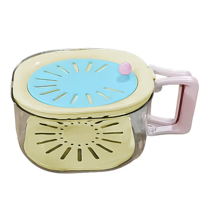 2-in-1 Double-Layer Drain Basket • Foldable Handle Fruit Drainer Container • Multi-Functional Food Strainer • Refrigerator Fresh-Keeping Basket • Thickened Fruit Plate • Suitable for Kitchen, Fridge, Camping, and Picnic
