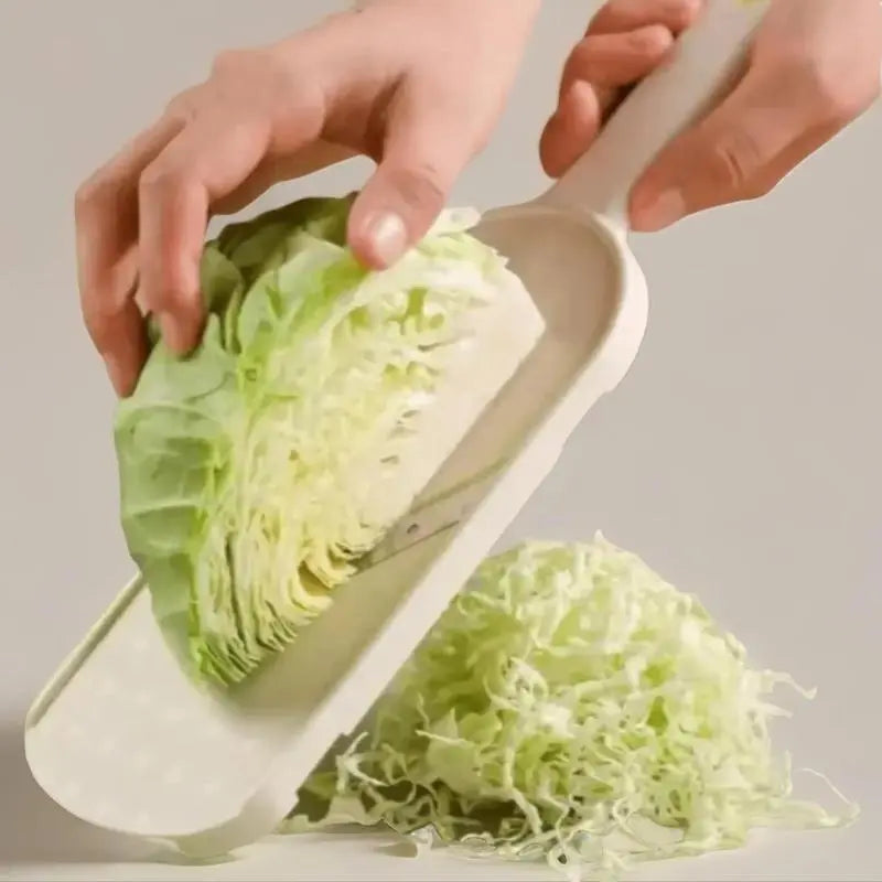 Japanese Style Beige Cabbage Slicer,Multifunctional Vegetable Slicer,Salad&Fruit Vegetable Slicer,Cabbage Cutting Shredder,Durable Vegetable Chopper,Cabbage Cutting Shredder,Kitchen Utensils&Gadgets,sohochic