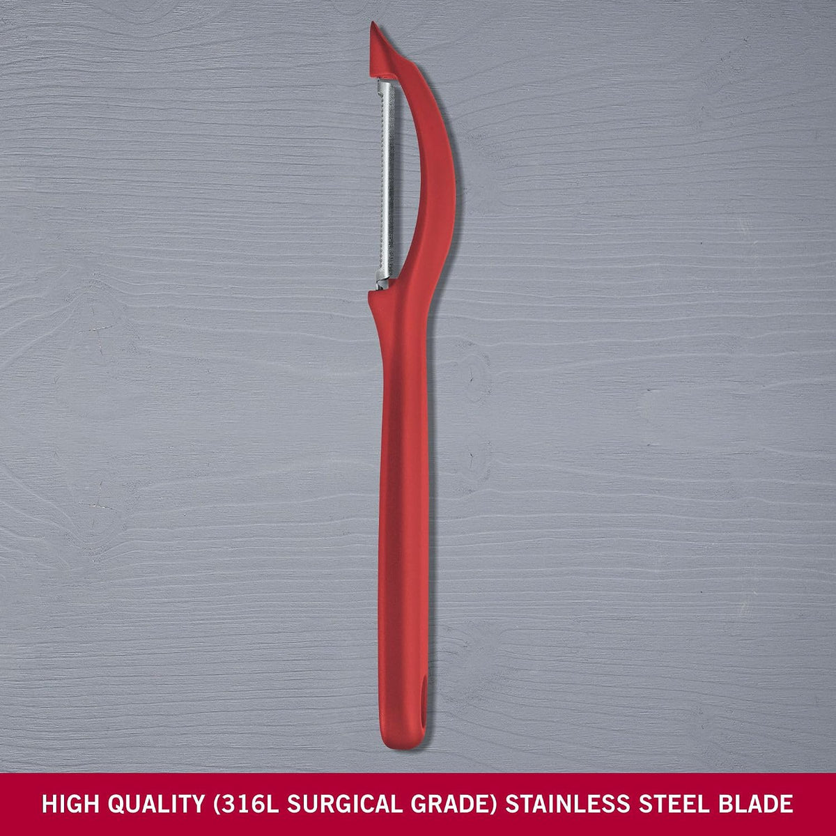 Victorinox VIC-7.6075.1 Specialty Knives & Tools Peelers Peeler Serrated Red,Multi