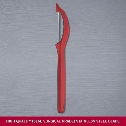 Victorinox VIC-7.6075.1 Specialty Knives & Tools Peelers Peeler Serrated Red,Multi
