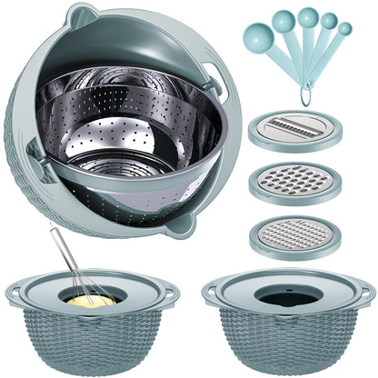 Over the Sink Colander - Strainers and Colanders - Sink Strainer Basket - Expandable Fine Mesh Strainer with Rubber Grip for Veggie, Fruits, Pasta, Home Kitchen Essentials (9.5W x 13.4-21.3L x 3.3H)