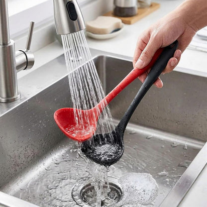Silicone Soup Ladle Set for Cooking, Serving Sauces, Soups and Gravies