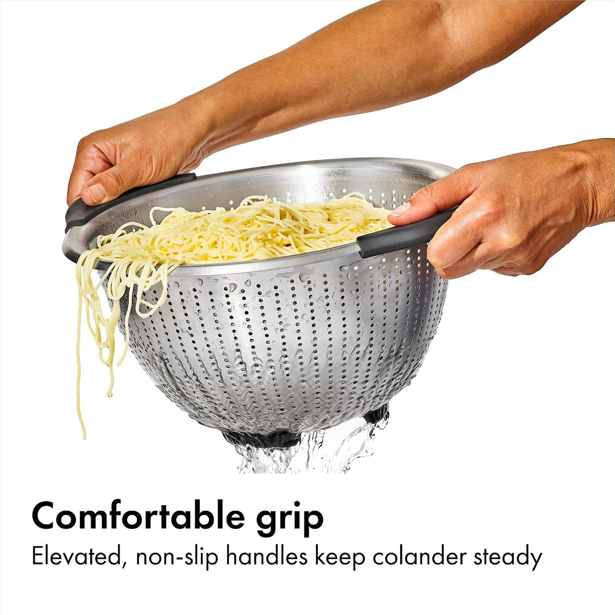 OXO Good Grips Strainer - 5 Qt Capacity, Stainless Steel