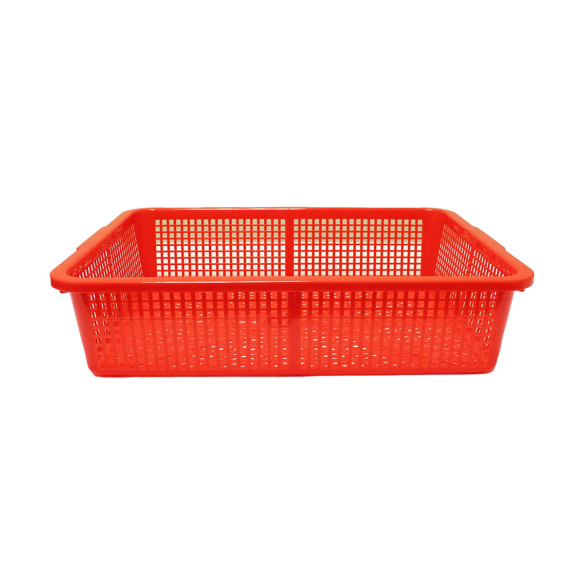 Thunder Group 14.25" x 11.25" plastic square colanders, comes in each