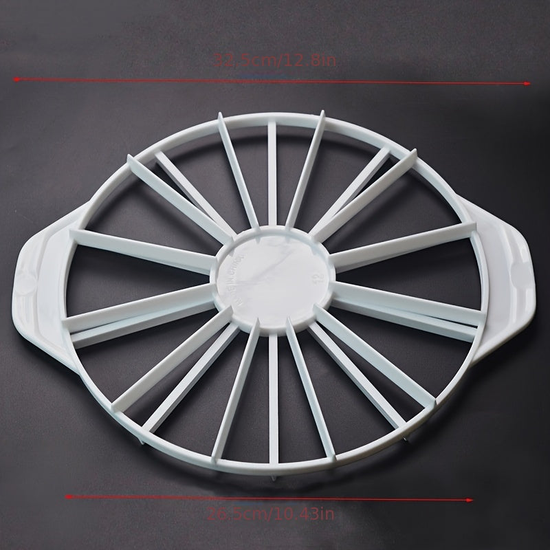 1pc Cake Slicer Divider, Round Plastic Cake Cutting Guide, Equal Slice Cake Cutter Tool for Birthday Cakes, Cheesecake, Pizza, Pies & Desserts