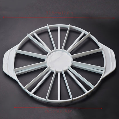 1pc Cake Slicer Divider, Round Plastic Cake Cutting Guide, Equal Slice Cake Cutter Tool for Birthday Cakes, Cheesecake, Pizza, Pies & Desserts
