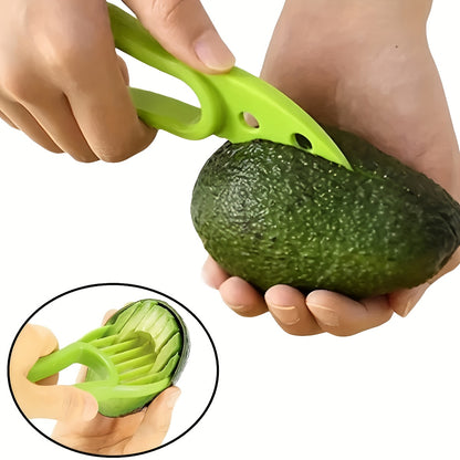 2-In-1 Avocado Slicer And Pitter - Multifunctional Kitchen Gadget, Easy Durable Polypropylene, Food Safe, Peeler, Fruit Cutter