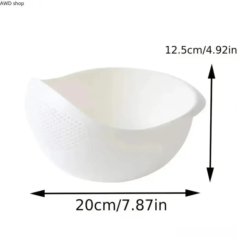 Multi‑Functional Dual Layer Kitchen Drain Basin, Versatile Colander Strainer Basket, Practical Food Washing Tool for Rinsing Rice, Fresh Fruits, Vegetables & Daily Household Meal Prep Utensils Blue
