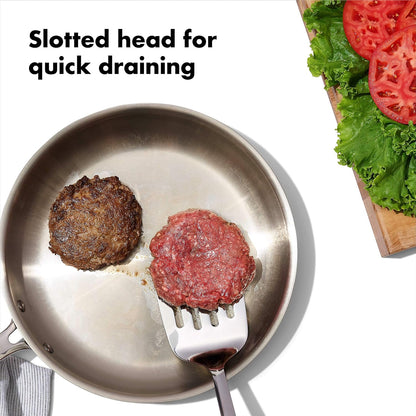 OXO Good Grips Stainless Steel Turner, Cooking Spatula, Heat Resistant