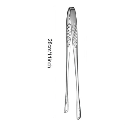 Kitchen Cooking Tongs, 1 Count Stainless Steel Multipurpose Barbecue Tongs, Fried Steak Clamp Spatula, Modern Hot Foods Kitchen Utensil, Kitchen Accessories-MM