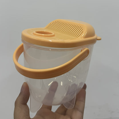 1pc Fast Automatic Rice Washing Machine, Grain Cleaning Strainer, Rice Sieve Colander Basket, Kitchen Gadgets