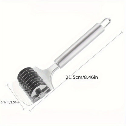 Stainless Steel Noodle Cutter, Multi-functional Manual Noodle Maker for Home Use, Kitchen Noodle Press Machine, Roller Noodle Slicer Tool