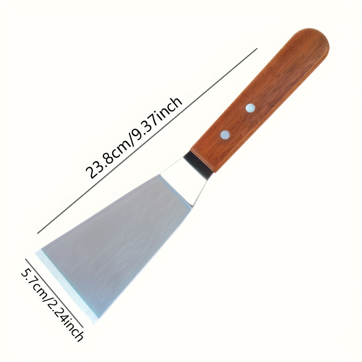 Special Tiramisu Spatula, Stainless Steel Cake Spatula with Wooden Handle, Steak Cooking Spatula, Cake Spatula Dessert Tool, Suitable for Cast Iron Pans, Grills and Baking Pans | BBQ, Cooking Tools | Thanksgiving, Christmas Feast Cake Slice Server