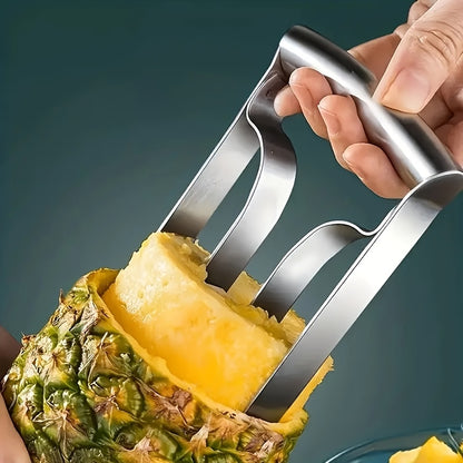 1/2pcs Easy to Use Pineapple Coreless Slicer - Durable Stainless Steel Comfortable Grip - Perfect for Home and Kitchen/restaurant Use