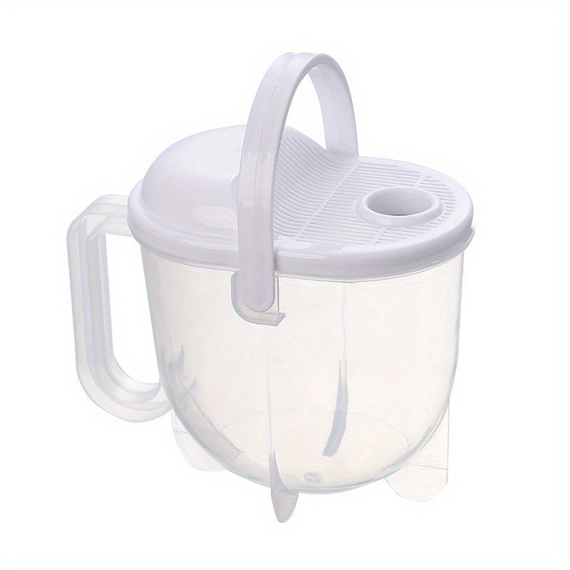 1pc Fast Automatic Rice Washing Machine, Grain Cleaning Strainer, Rice Sieve Colander Basket, Kitchen Gadgets