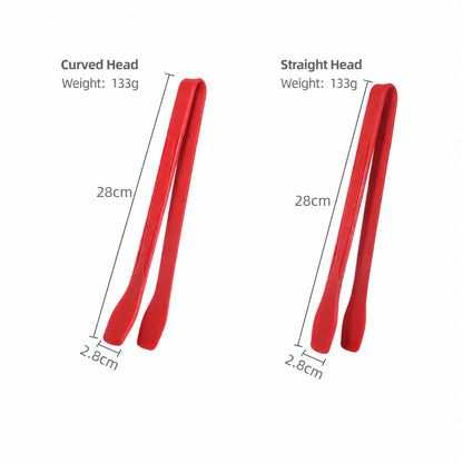 Silicone Tongs for Cooking, Stainless Steel Kitchen Tongs with Silicone Tips, Heat Resistant Lightweight Non-Scratch for Flipping Fish, Steak, Toast & Bread, Dishwasher Safe