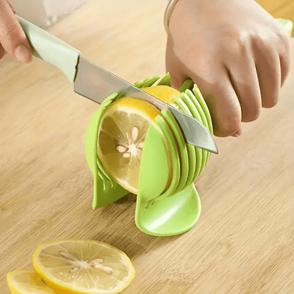 1pc Multifunctional ABS Plastic Vegetable And Egg Slicer - Uncharged Kitchen Gadget for Cutting Tomatoes, Potatoes, Apples, Lemons - Ideal for Valentine'S Day, Women'S Day, Labor Day, Oktoberfest, Ramadan - Food Contact Safe