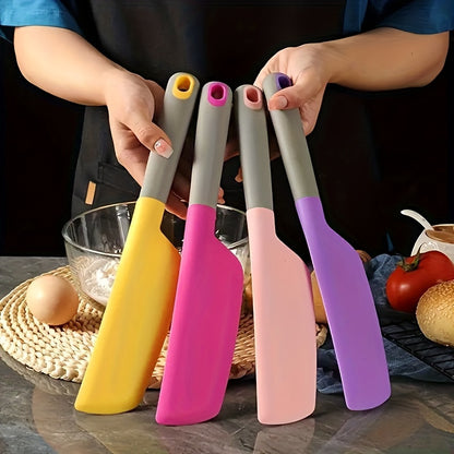 Oversized Silicone Spatula - Heat-Resistant, Non-Stick & Soft Kitchen Tool for Cooking, Baking, Mixing, Stirring & Scraping, Durable & Easy to Clean, Essential Cooking Utensil | Ergonomic Handle Design | Flexible Spatula
